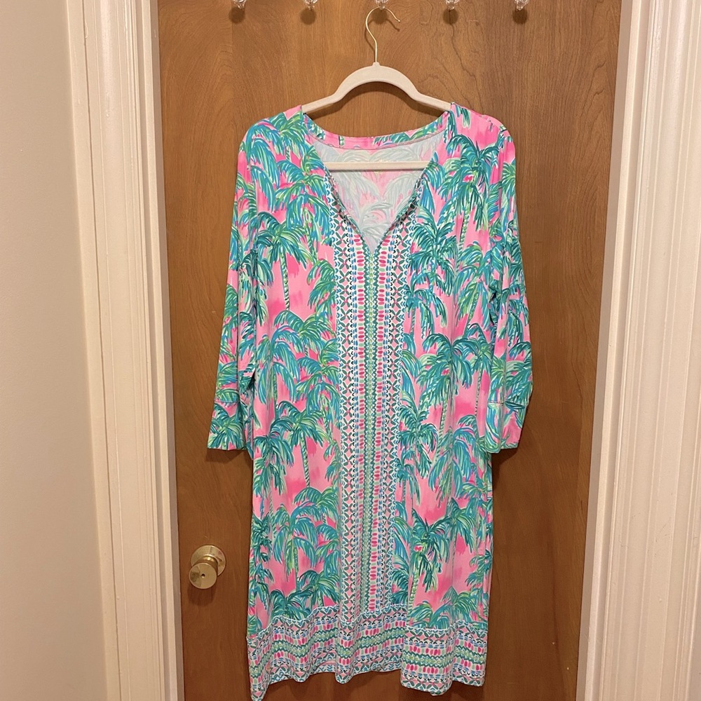 NWT Lilly Pulitzer Nadine dress in pink blossom XXL